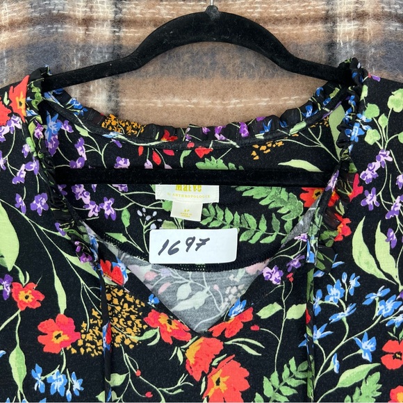 Anthropologie Maeve Jacquin Peasant Floral Blouse Size:S/P - Picture 8 of 13